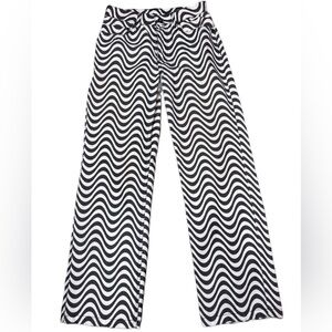 Ragged Priest Indie Eclectic Bold Print Jeans Size 26 Wide Leg